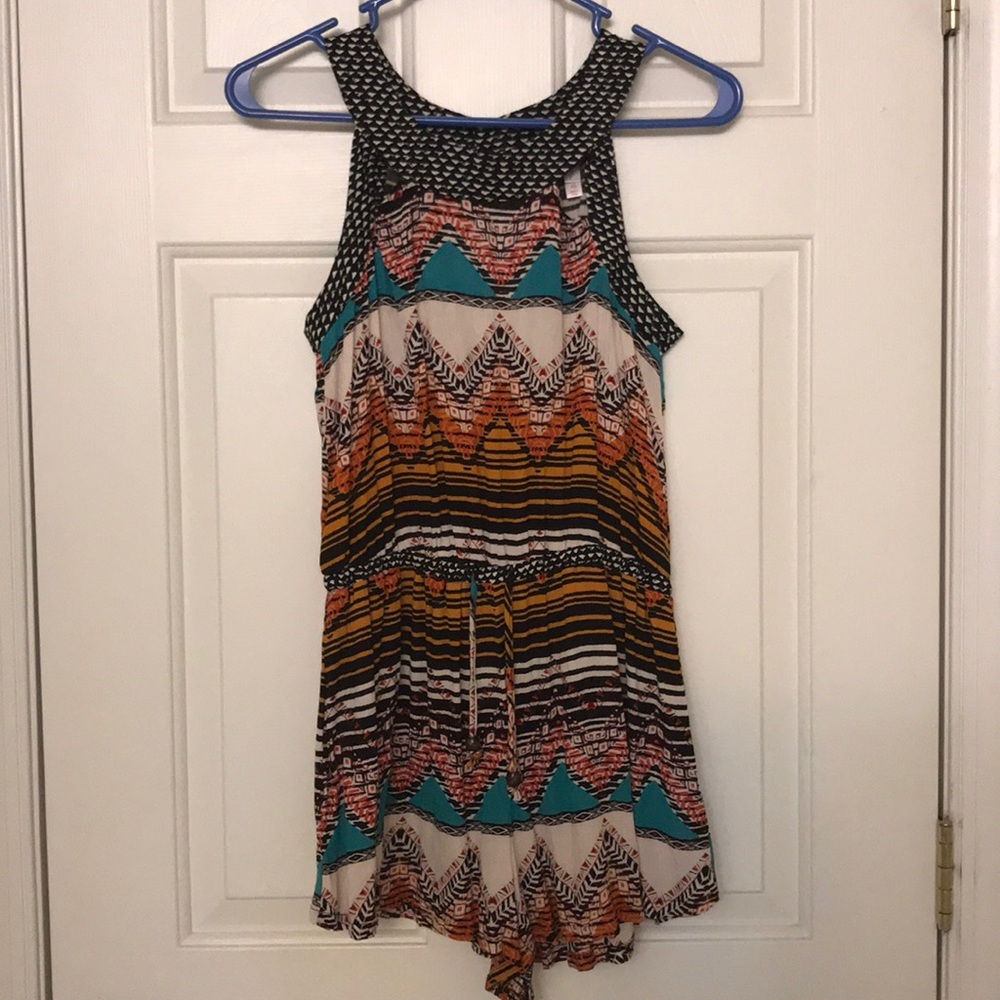Tribal pattern romper